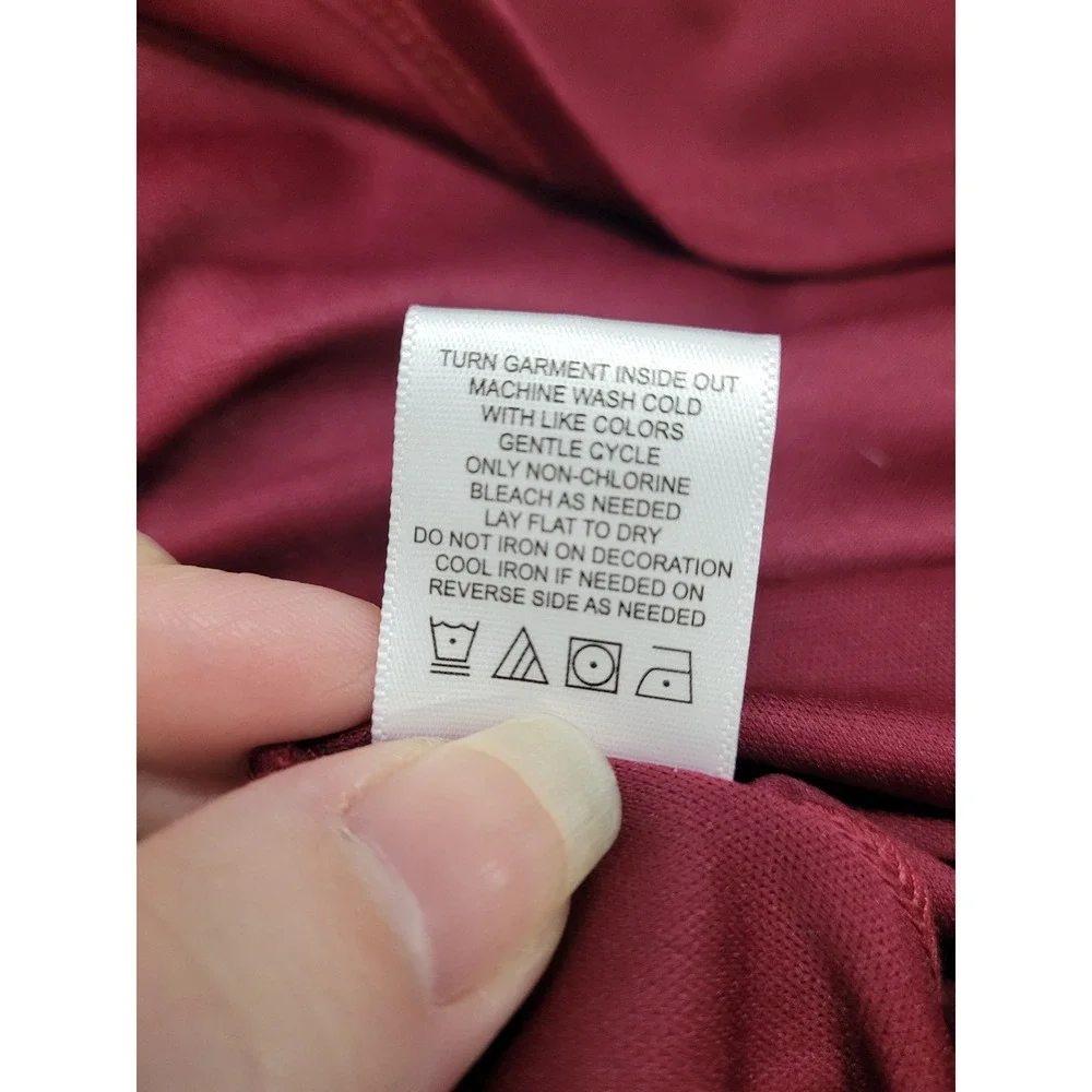 Almost Famous Lace Fit & Flare Dress youth juniors Large Burgundy Cutout Keyhole
